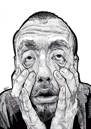 zelfportret Ben van Eijk zelfportret Ben van Eijk