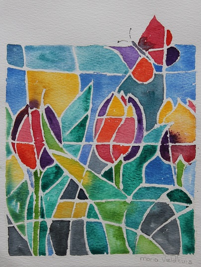 aquarel Maria Veldhuis aquarel Maria Veldhuis